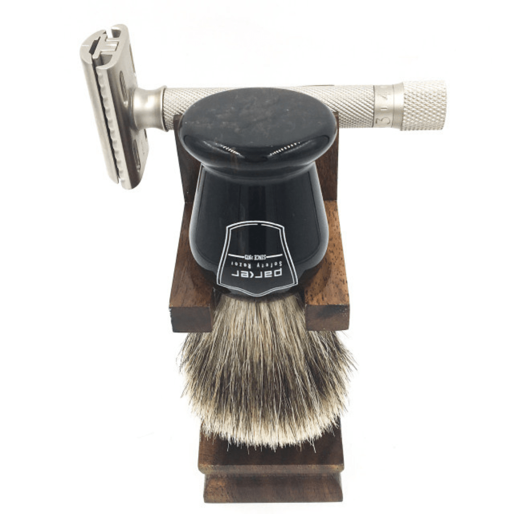 Funken Safety Razor Super Safety Razors Mission Style Walnut Wood Safety Razor and Shaving ...