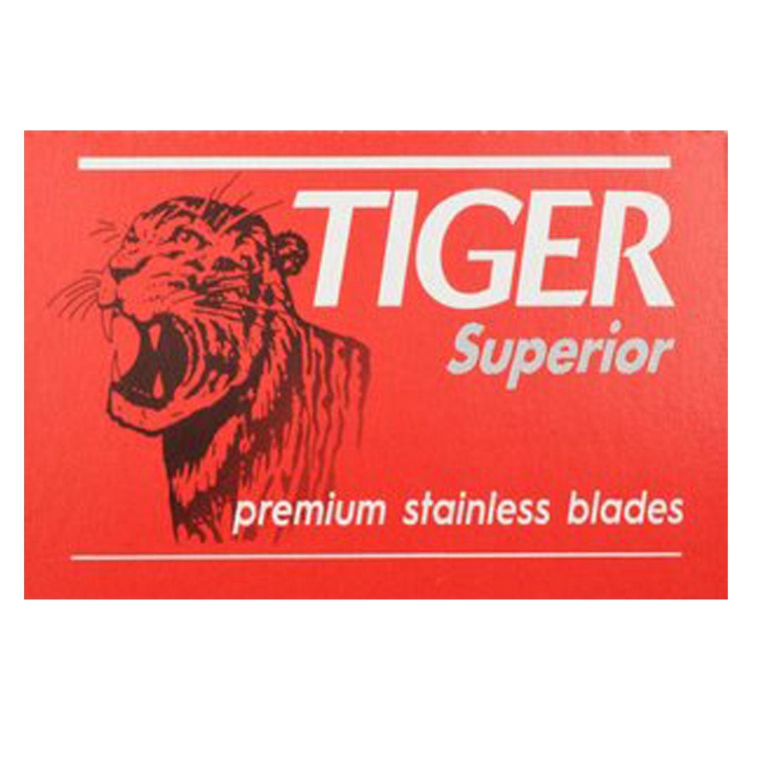 Tiger Superior Premium Stainless Steel Safety Razor Blades (5 Pack ...