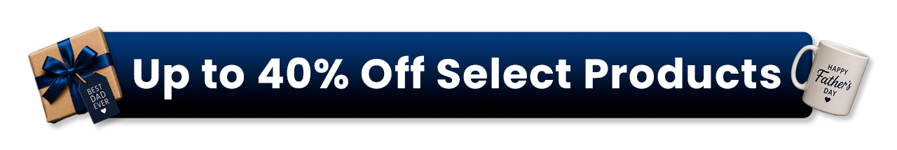 Naked Armor Father's Day Sale banner offering up to 40% off select products.