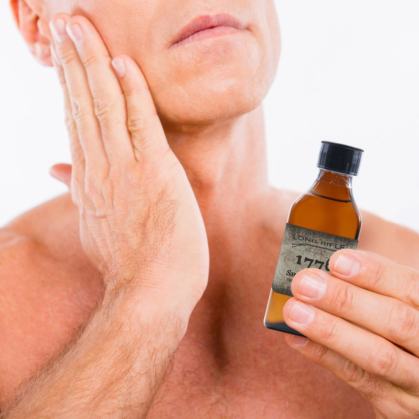  1776 Aftershave by Long Rifle sold by Naked Armor Razors