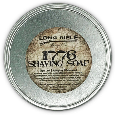  1776 Shaving Puck and Aftershave Gift Set by Long Rifle sold by Naked Armor Razors