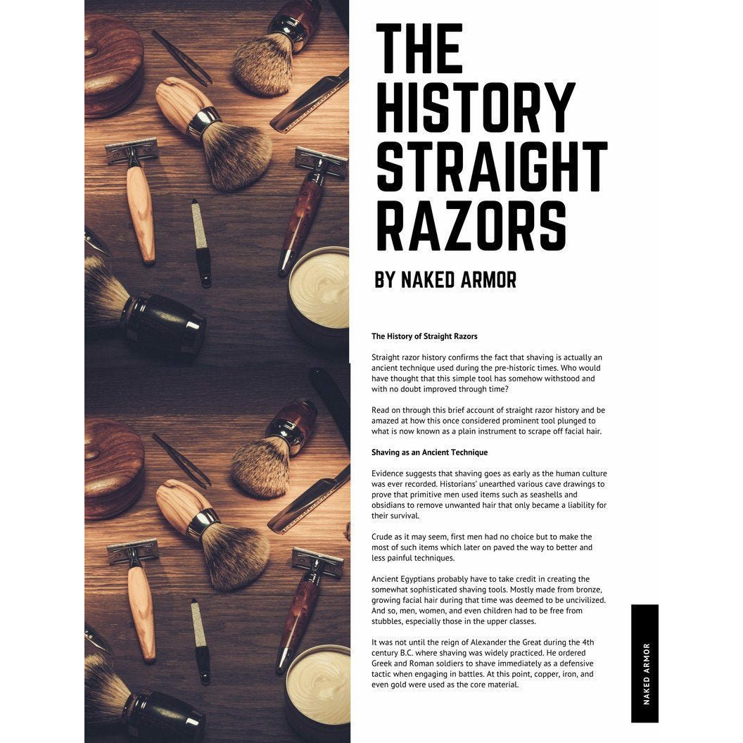  How To Use A Straight Razor by Naked Armor sold by Naked Armor Razors