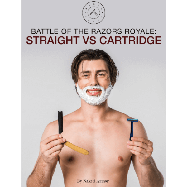  Battle of the Razors Royale: Straight VS Cartridge by Naked Armor sold by Naked Armor Razors