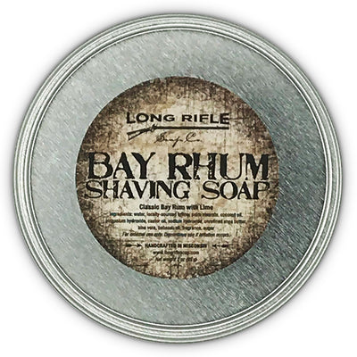  Bay Rhum Shaving Puck and Aftershave Gift Set by Long Rifle sold by Naked Armor Razors