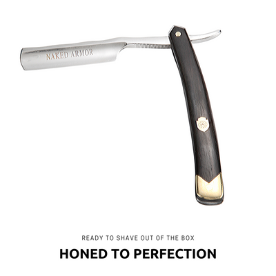  Bela Stainless Steel Straight Razor by Naked Armor sold by Naked Armor Razors