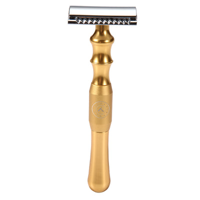  Bleoberis Closed Comb Safety Razor | Gold by Naked Armor sold by Naked Armor Razors