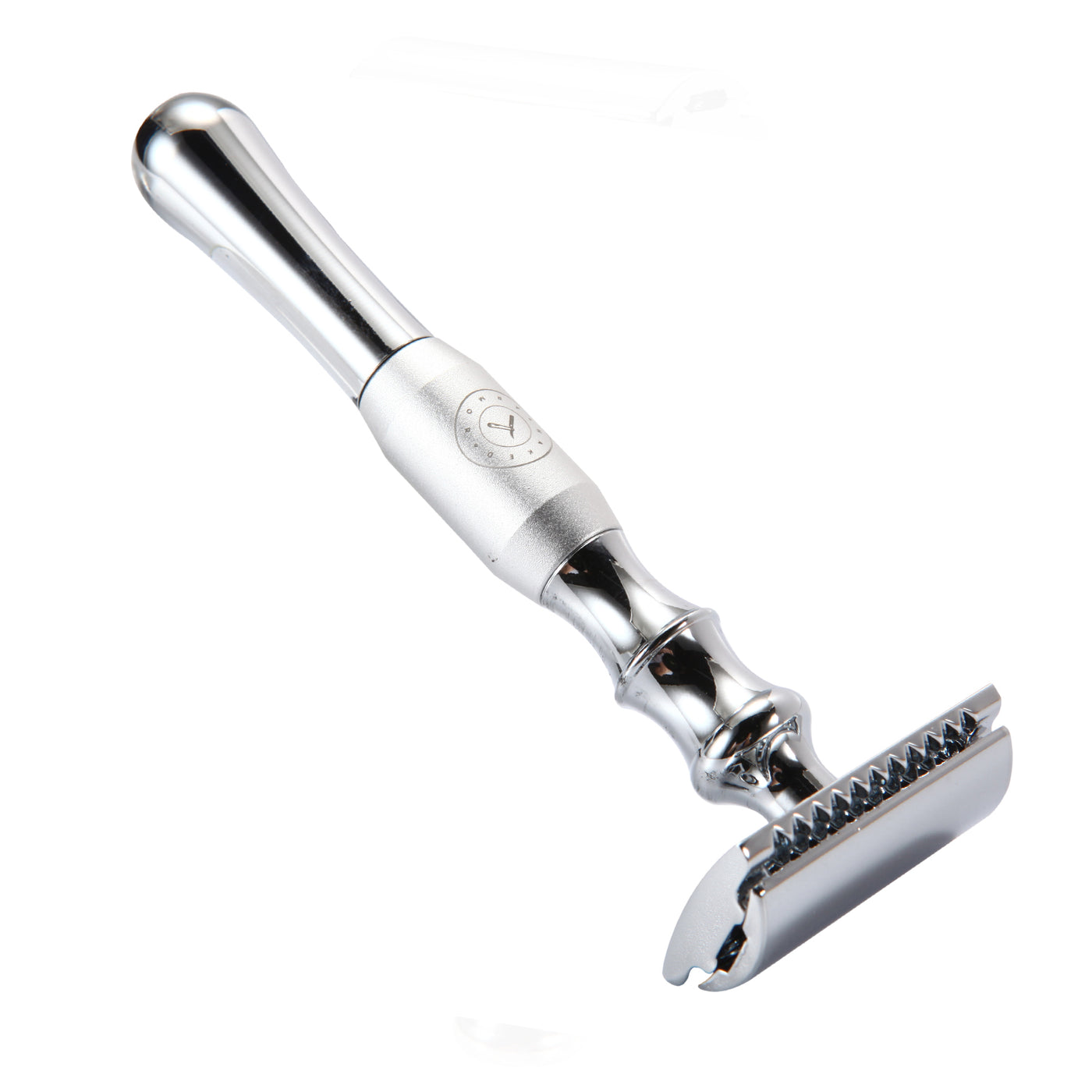  Bleoberis Closed Comb Safety Razor | Silver by Naked Armor sold by Naked Armor Razors