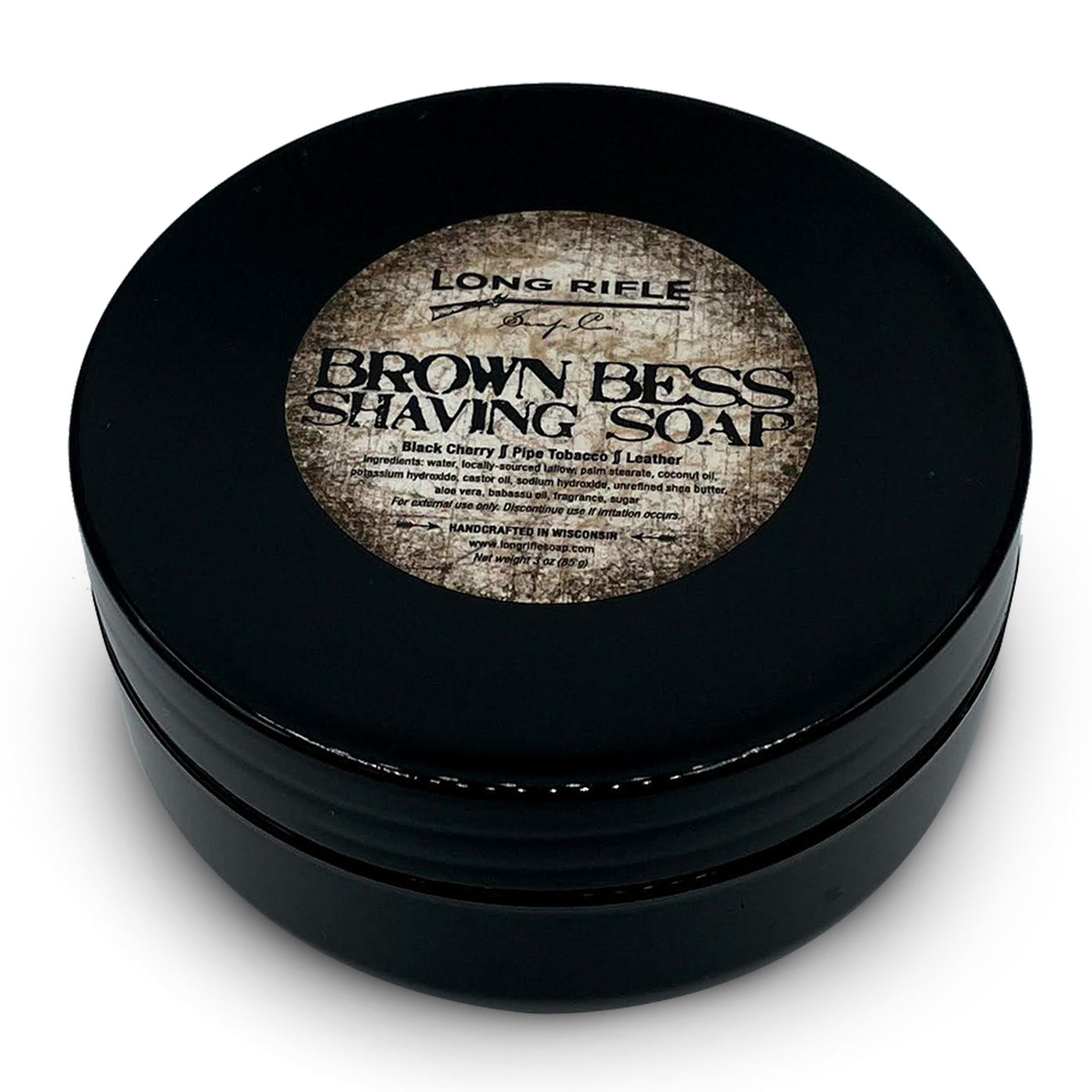  Brown Bess Shaving Soap by Long Rifle sold by Naked Armor Razors