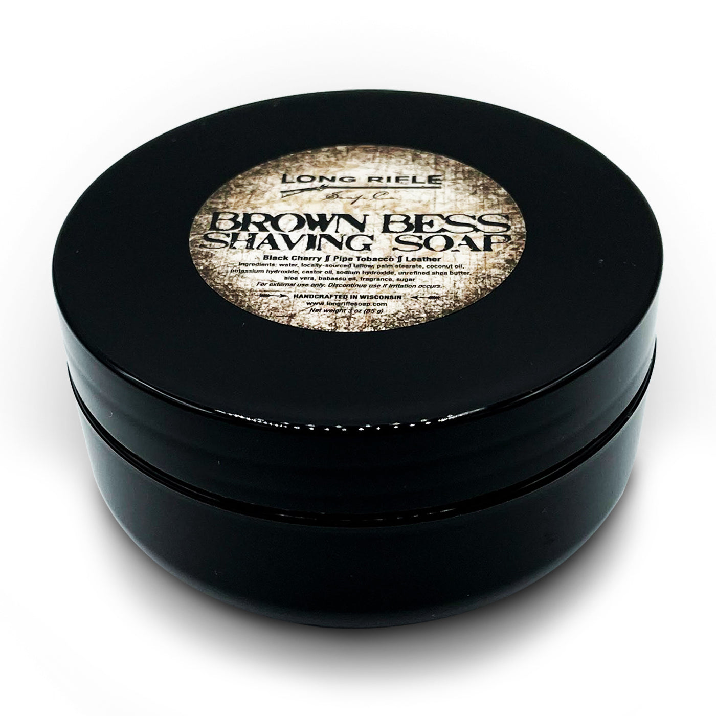  Brown Bess Shaving Soap by Long Rifle sold by Naked Armor Razors