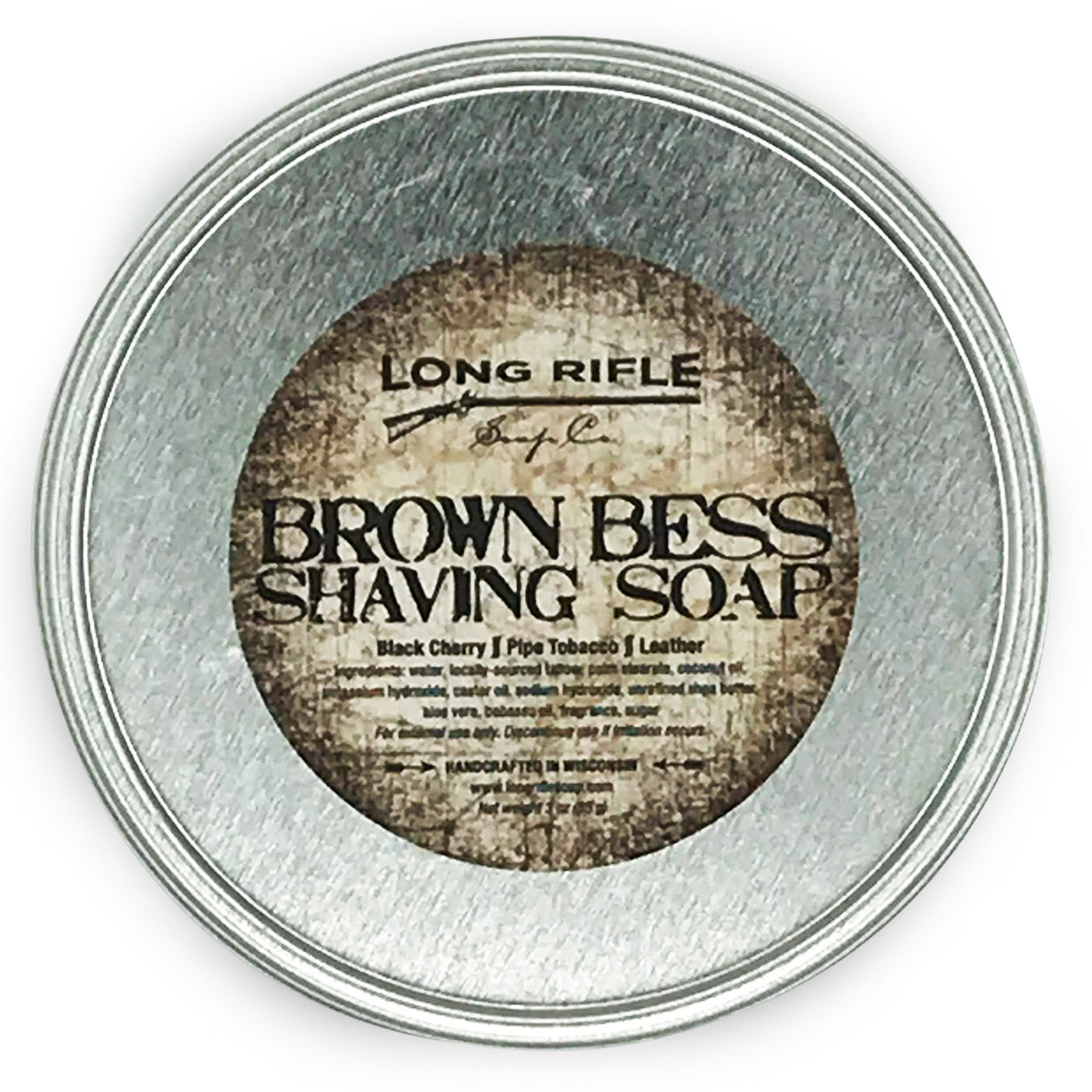  Brown Bess Shaving Soap by Long Rifle sold by Naked Armor Razors