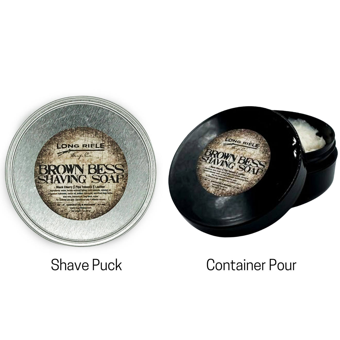  Brown Bess Shaving Soap by Long Rifle sold by Naked Armor Razors