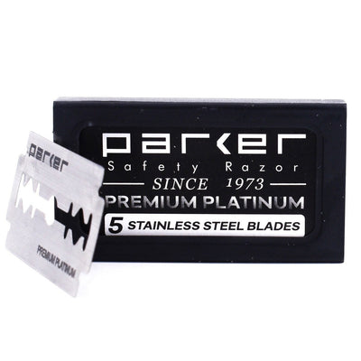  Parker Premium Platinum Double Edge Blades by Parker sold by Naked Armor Razors