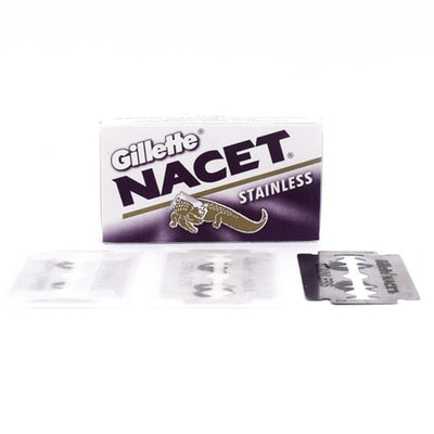  Gillette Nacet Stainless Double Edge Blades by Naked Armor sold by Naked Armor Razors