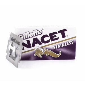  Gillette Nacet Stainless Double Edge Blades by Naked Armor sold by Naked Armor Razors
