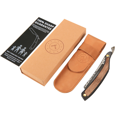 Drian Damascus 7/8" Straight Razor