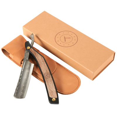  Damascus Straight Razor Kit by Naked Armor sold by Naked Armor Razors