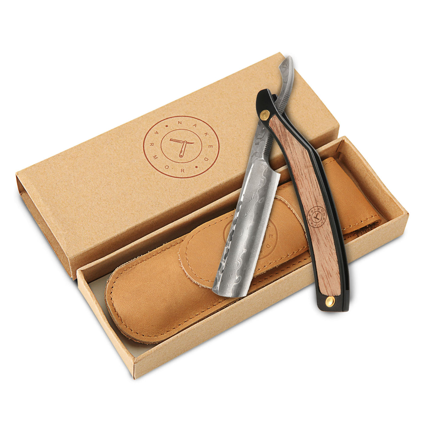 Drian Damascus 7/8" Straight Razor