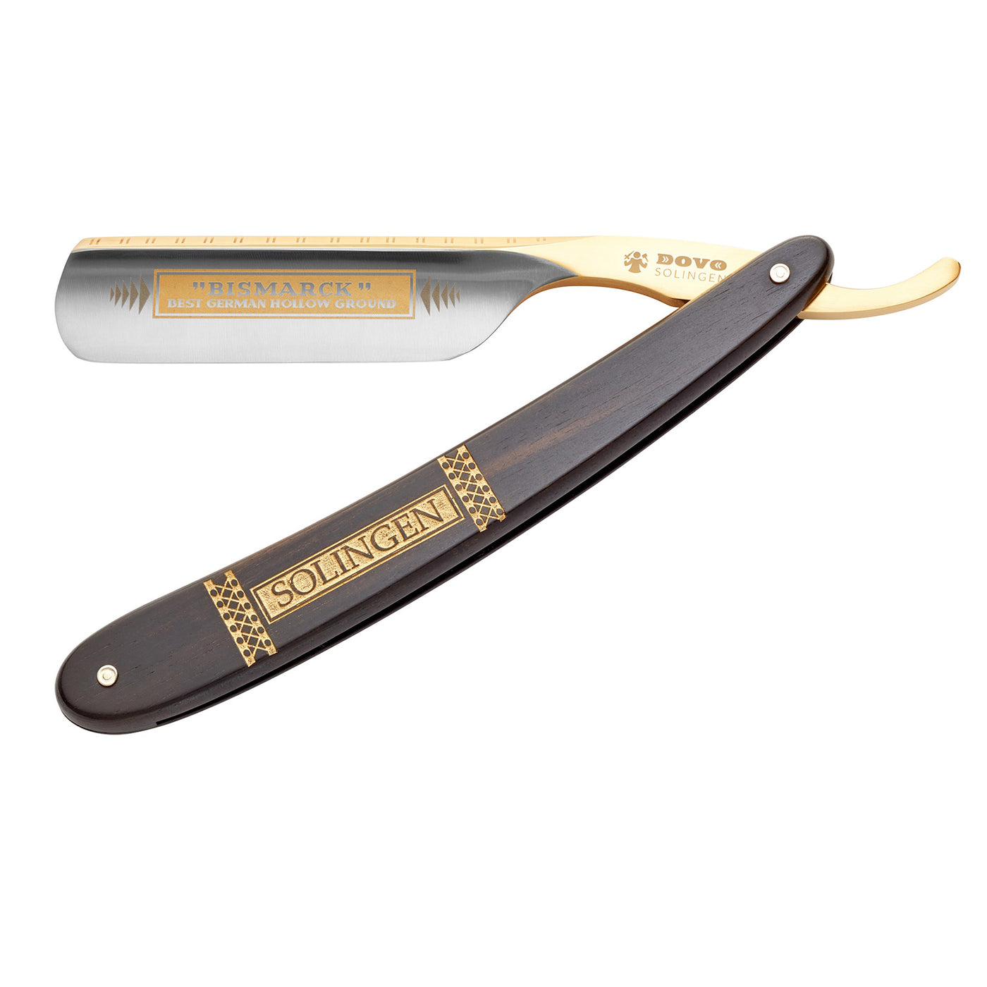 Dovo Bismarck 6/8" Straight Razor | Gold