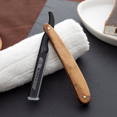  Dovo Olive Wood Shavette by Dovo sold by Naked Armor Razors