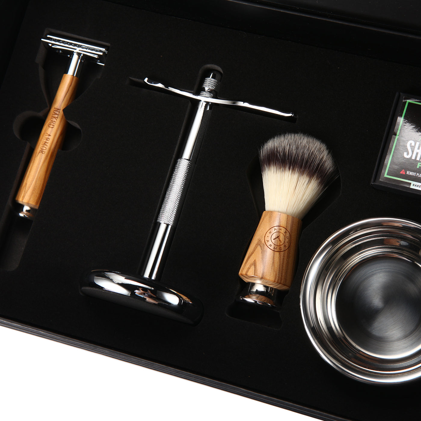  Gaswain Safety Razor and Stand Kit by Naked Armor sold by Naked Armor Razors