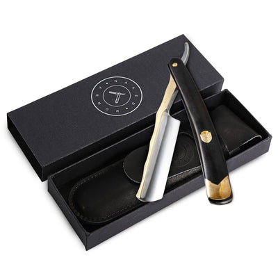  King Arthur Gold Straight Razor Kit by Naked Armor sold by Naked Armor Razors