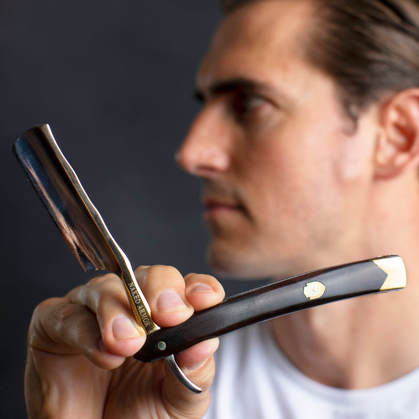 King Arthur Gold 7/8" Straight Razor