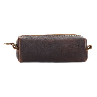 Cognac Leather Luz Toiletry Bag by Naked Armor sold by Naked Armor Razors