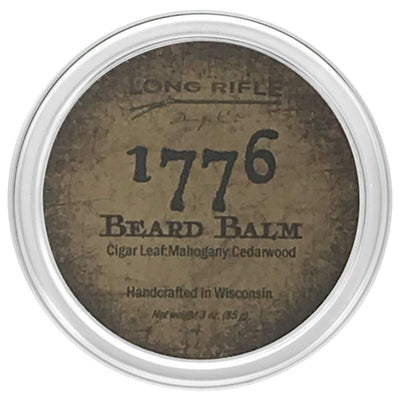  1776 Beard Balm by Long Rifle sold by Naked Armor Razors