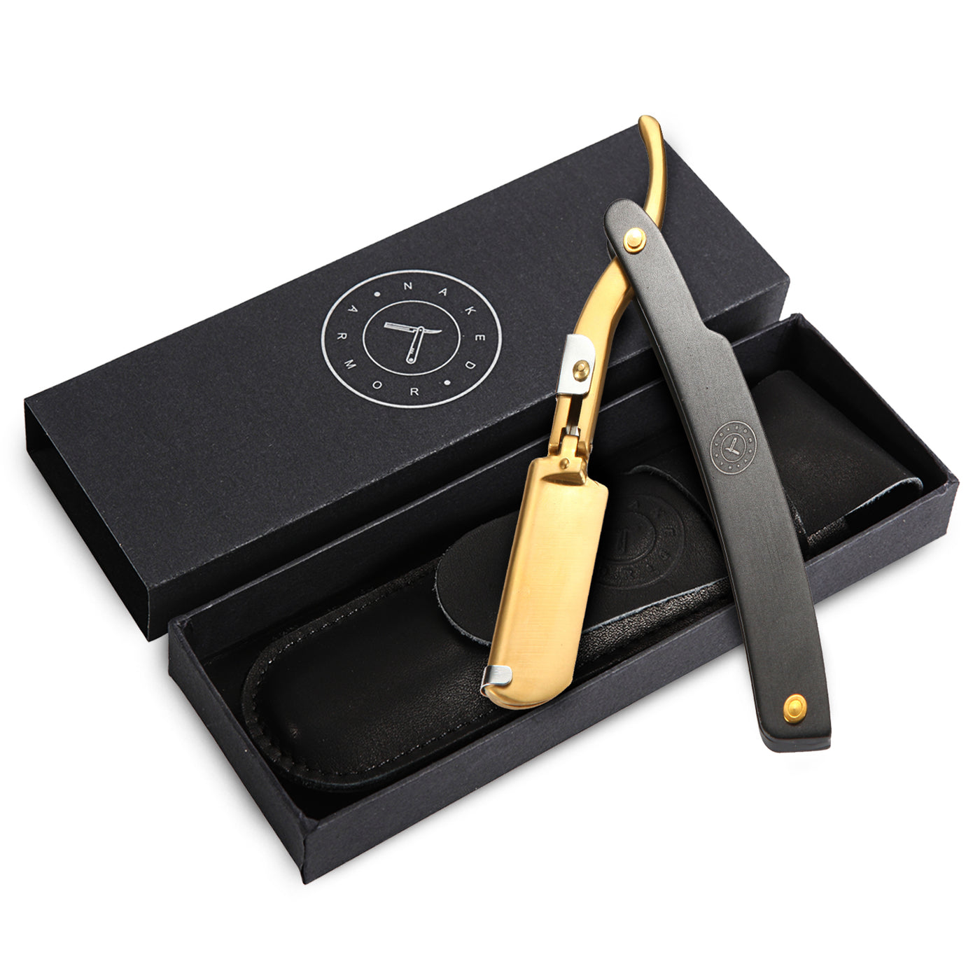  Lucan Shavette Straight Razor | Black by Naked Armor sold by Naked Armor Razors