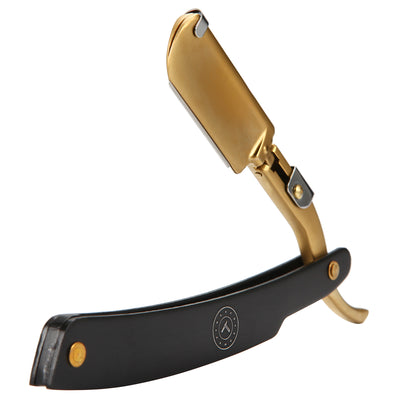  Lucan Shavette Straight Razor | Black by Naked Armor sold by Naked Armor Razors