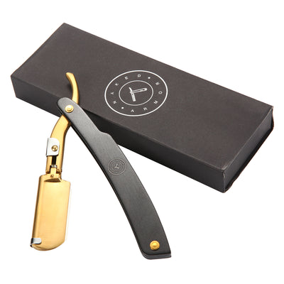  Lucan Shavette Straight Razor | Black by Naked Armor sold by Naked Armor Razors