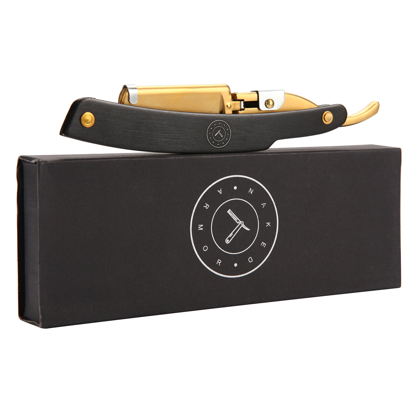  Lucan Shavette Straight Razor | Black by Naked Armor sold by Naked Armor Razors