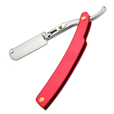  Lucan Shavette Straight Razor | Red by Naked Armor sold by Naked Armor Razors