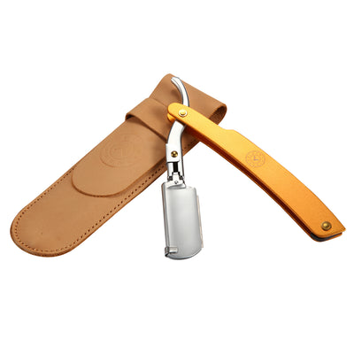  Lucan Shavette Straight Razor | Yellow by Naked Armor sold by Naked Armor Razors