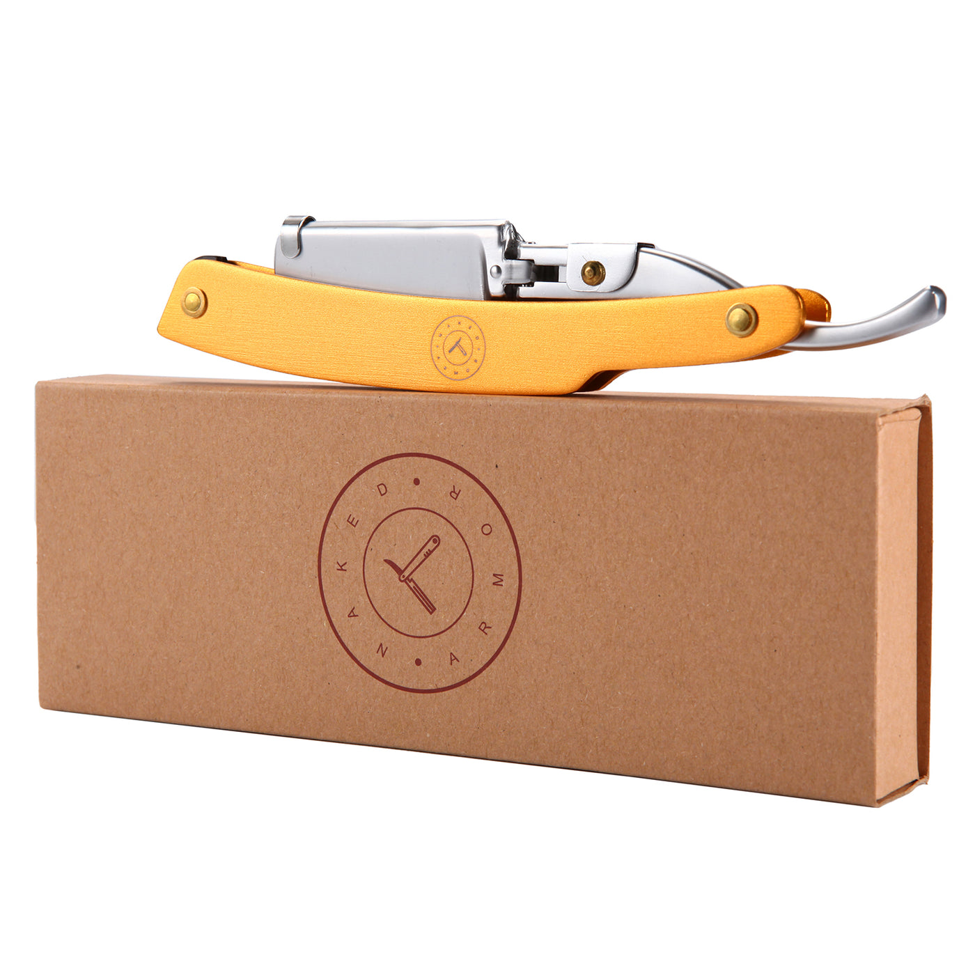  Lucan Shavette Straight Razor | Yellow by Naked Armor sold by Naked Armor Razors