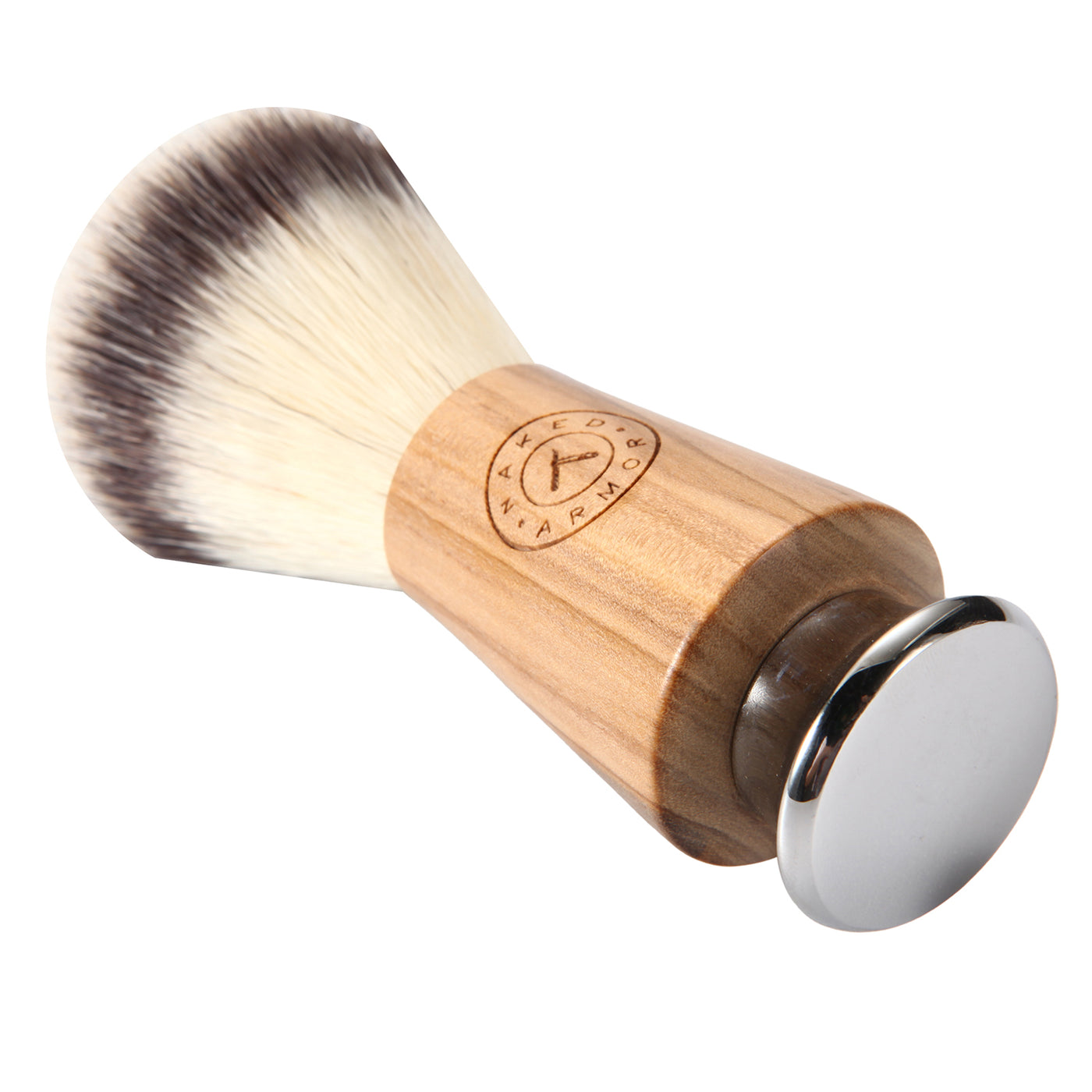  Olive Wood Shaving Brush by Naked Armor sold by Naked Armor Razors