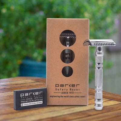  Parker 24C Open Comb Safety Razor by Parker sold by Naked Armor Razors