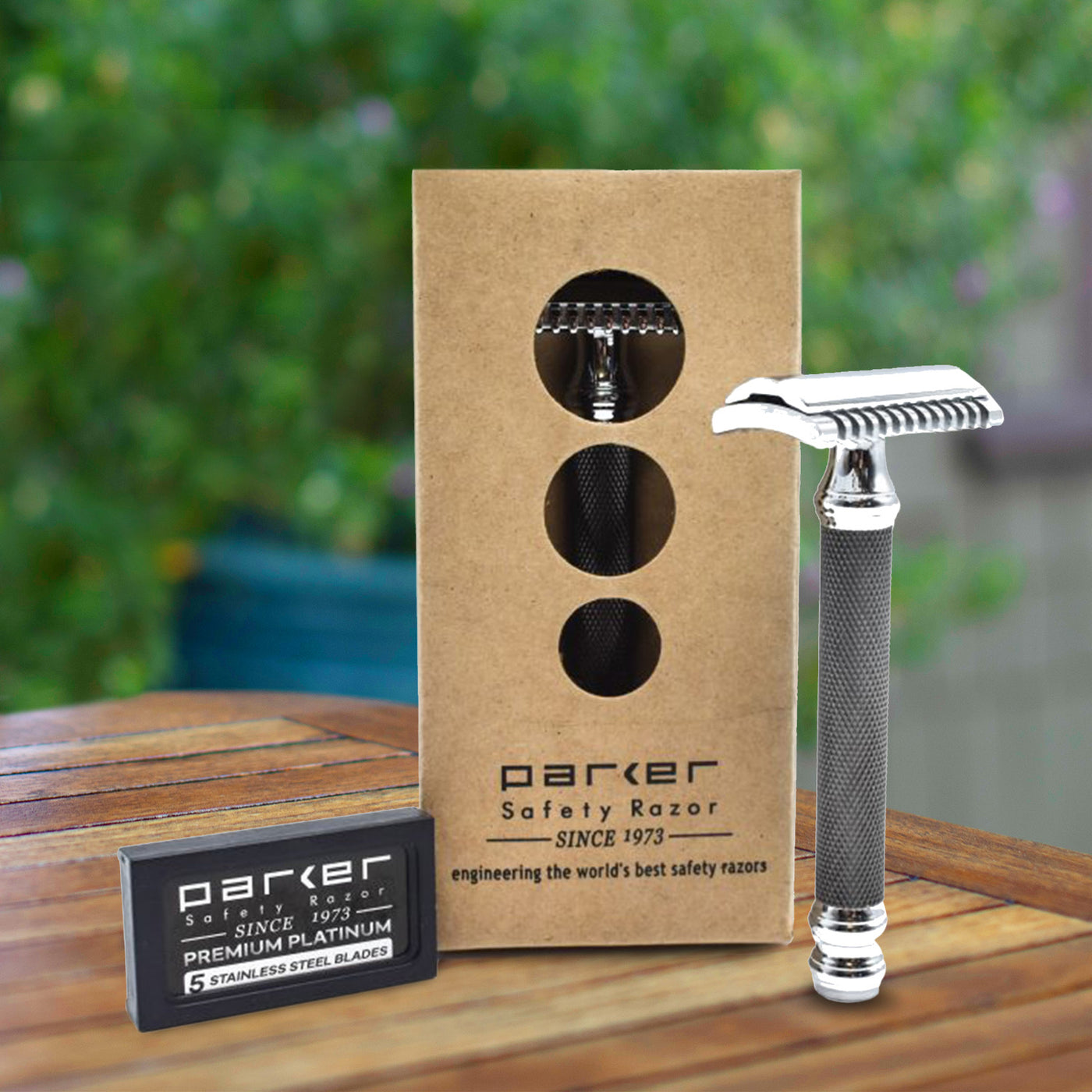  Parker 26C Open Comb Safety Razor by Parker sold by Naked Armor Razors