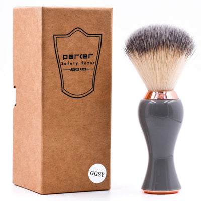  Parker Gray & Rose Gold Shaving Brush by Parker sold by Naked Armor Razors