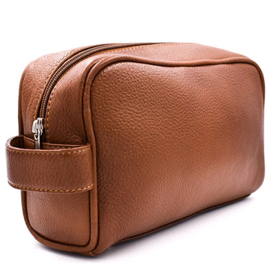  Parker Leather Saddle Travel Dopp Kit by Parker sold by Naked Armor Razors