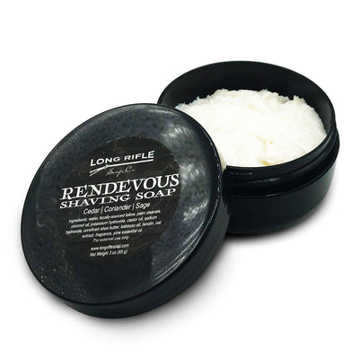  Rendezvous Shaving Soap by Long Rifle sold by Naked Armor Razors