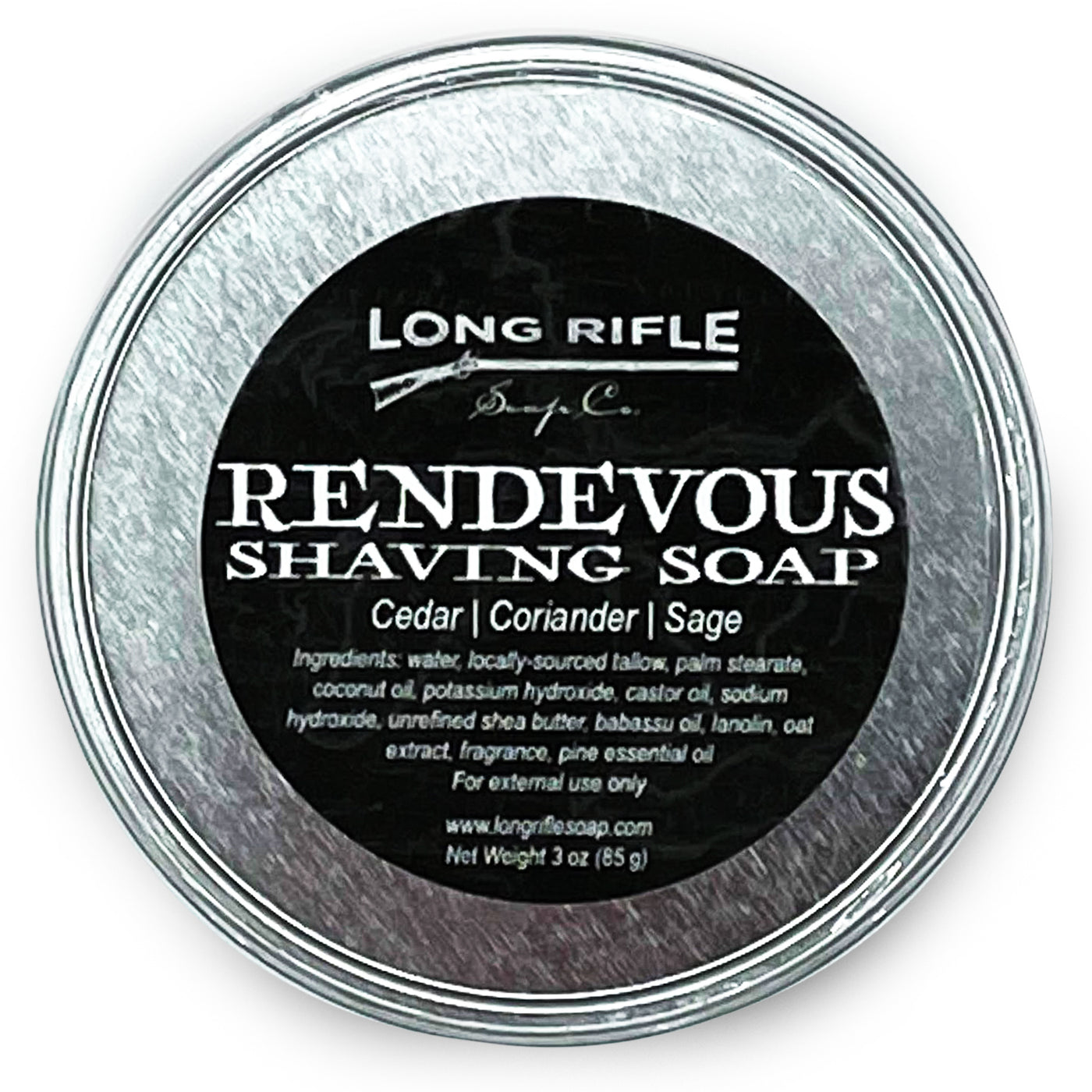  Rendezvous Shaving Soap by Long Rifle sold by Naked Armor Razors