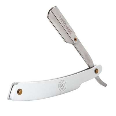  Samson Shavette Straight Razor | Silver by Naked Armor sold by Naked Armor Razors