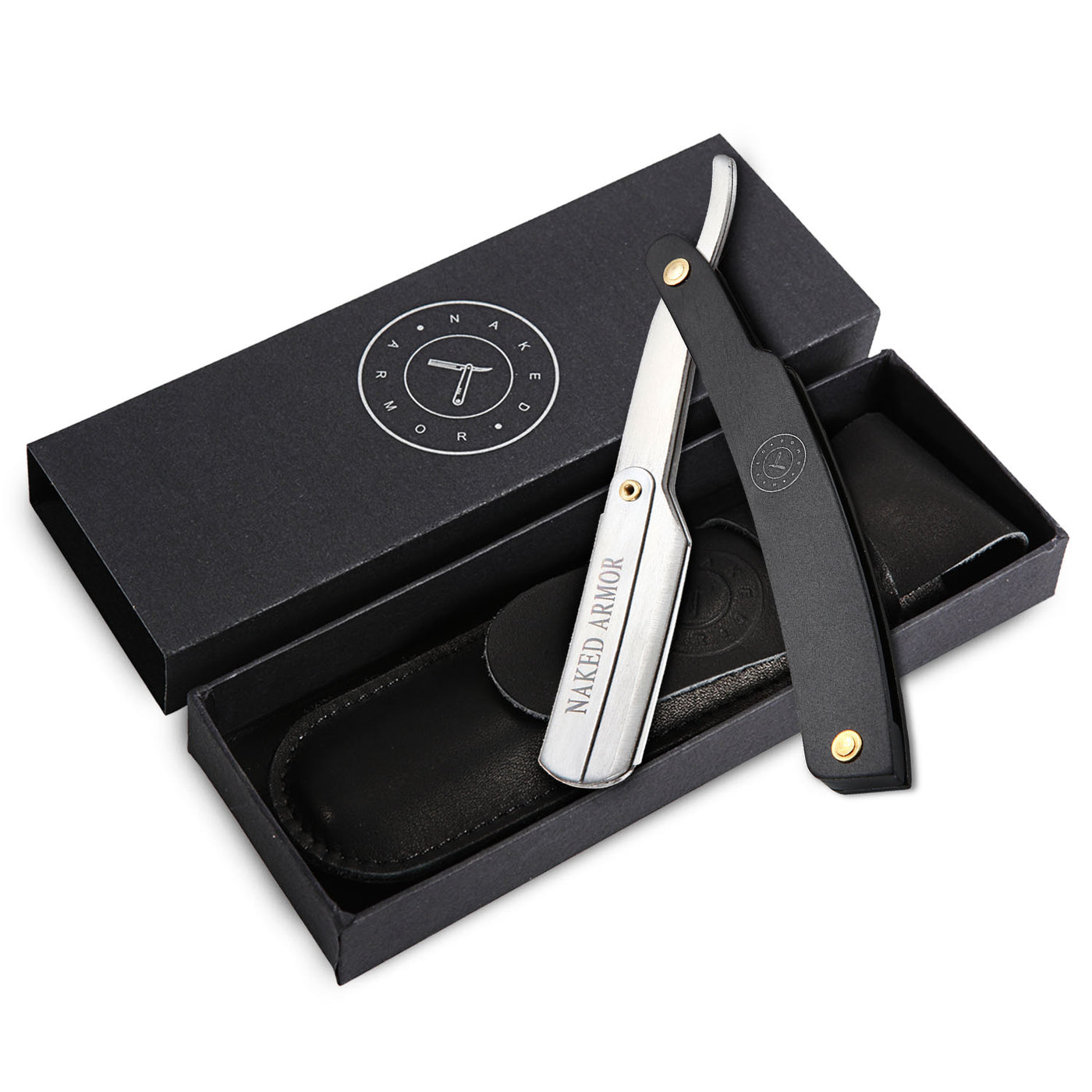 Parker - Professional Barber Razor Shavette PTB, Black Resin