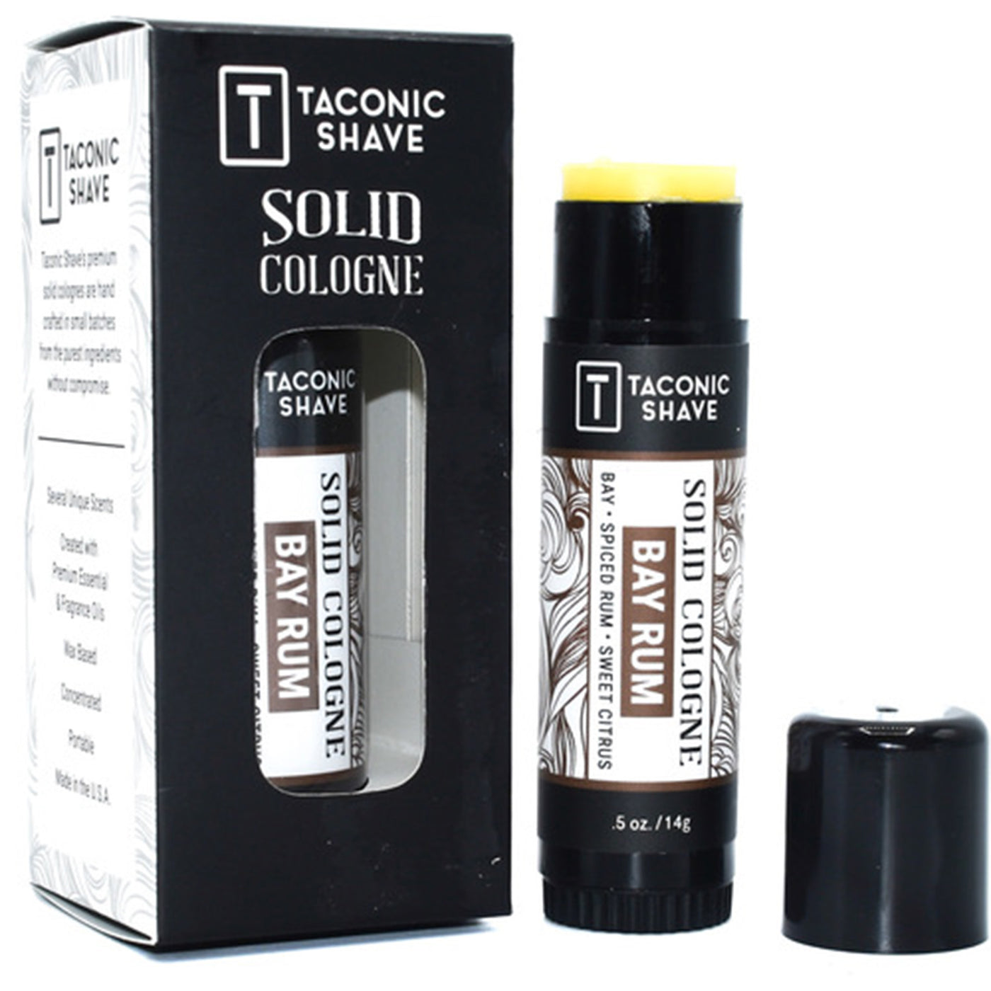  Taconic Shave Bay Rum Solid Cologne by Taconic Shave sold by Naked Armor Razors