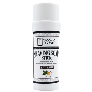  Taconic Shave Bay Rum Twist Up Shaving Soap Stick by Taconic Shave sold by Naked Armor Razors