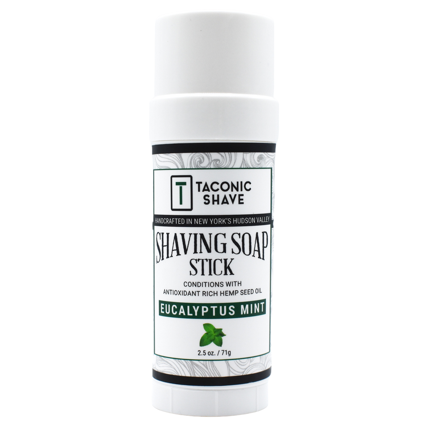  Taconic Shave Eucalyptus Mint Twist Up Shaving Soap Stick by Taconic Shave sold by Naked Armor Razors