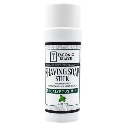  Taconic Shave Eucalyptus Mint Twist Up Shaving Soap Stick by Taconic Shave sold by Naked Armor Razors