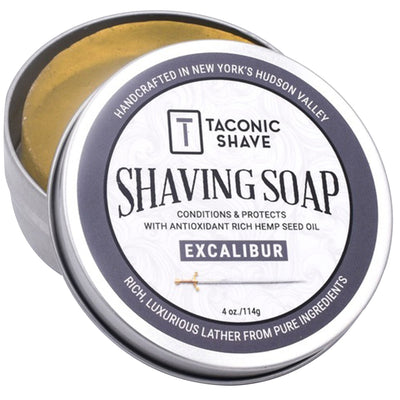  Taconic Shave Hemp & Excalibur Shave Soap by Taconic Shave sold by Naked Armor Razors