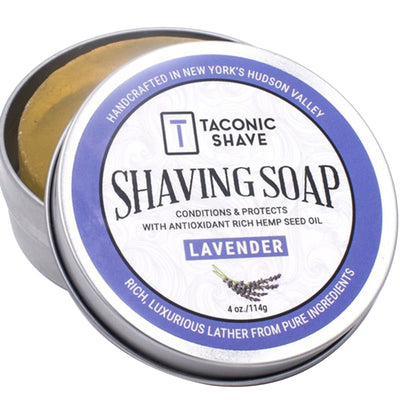  Taconic Shave Hemp & Lavender Shave Soap by Taconic Shave sold by Naked Armor Razors